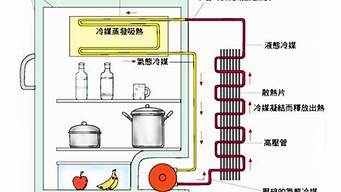 式冰箱制冷原理图_式冰箱制冷原理图解